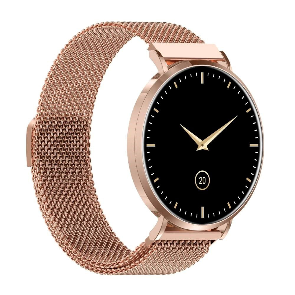 Denver SWC-394RG Bluetooth Smartwatch with Health Tracking - Rose Gold