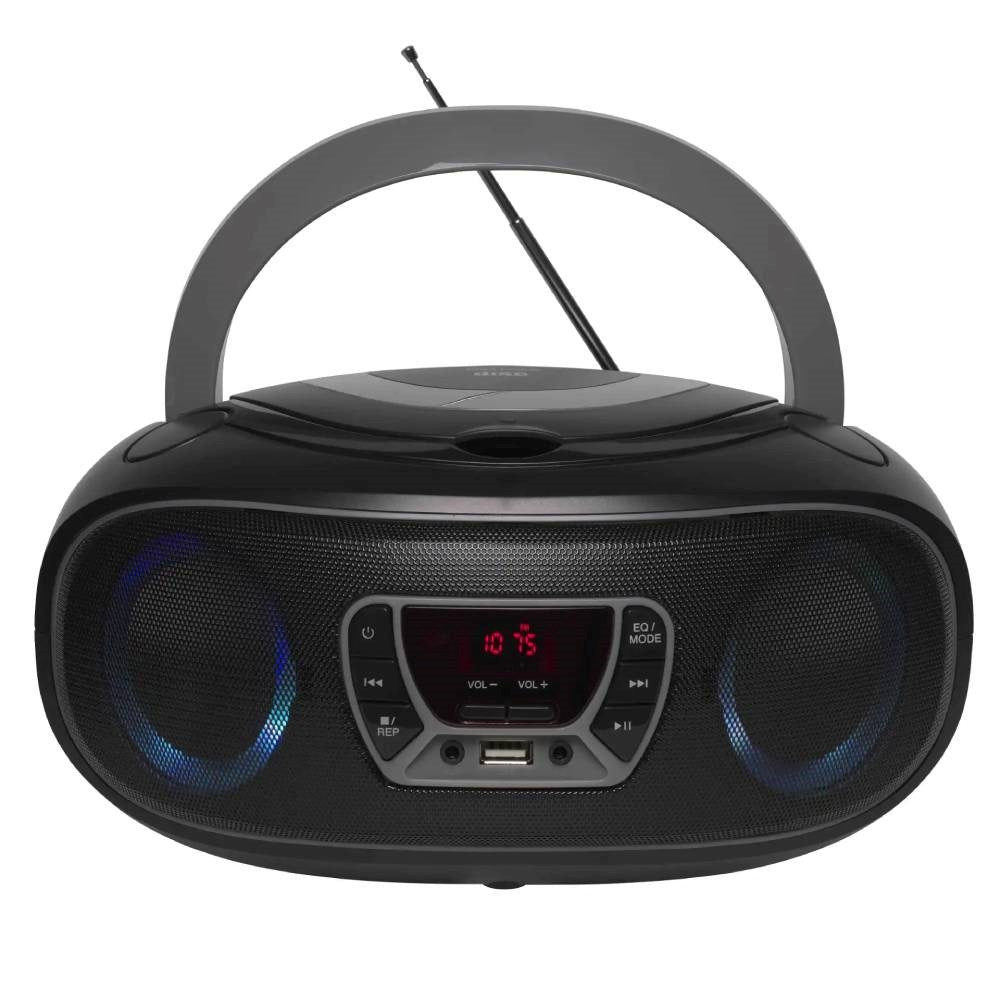 Denver TCL-212BTP Bluetooth Speaker with CD Player - Black / Grey