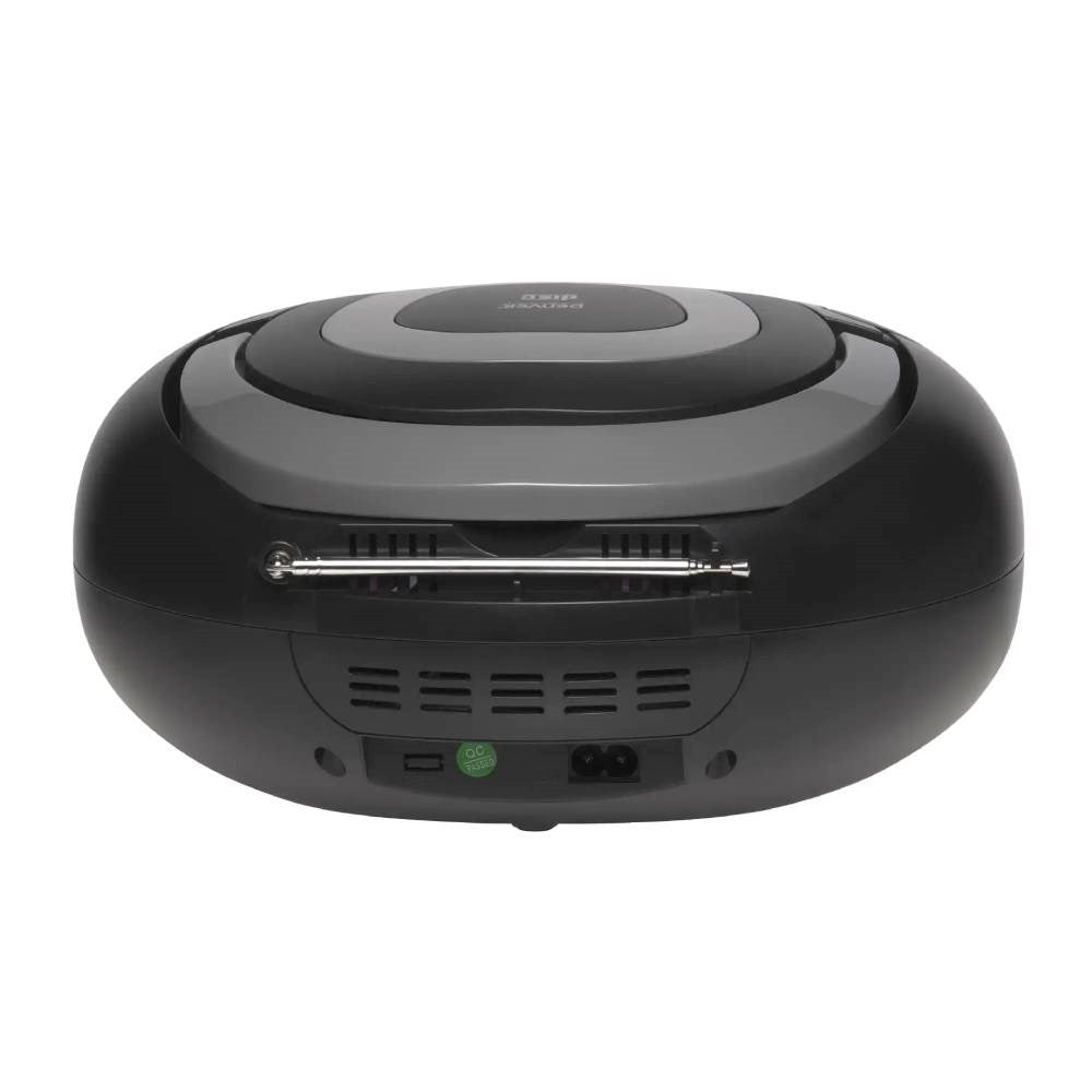 Denver TCL-212BTP Bluetooth Speaker with CD Player - Black / Grey