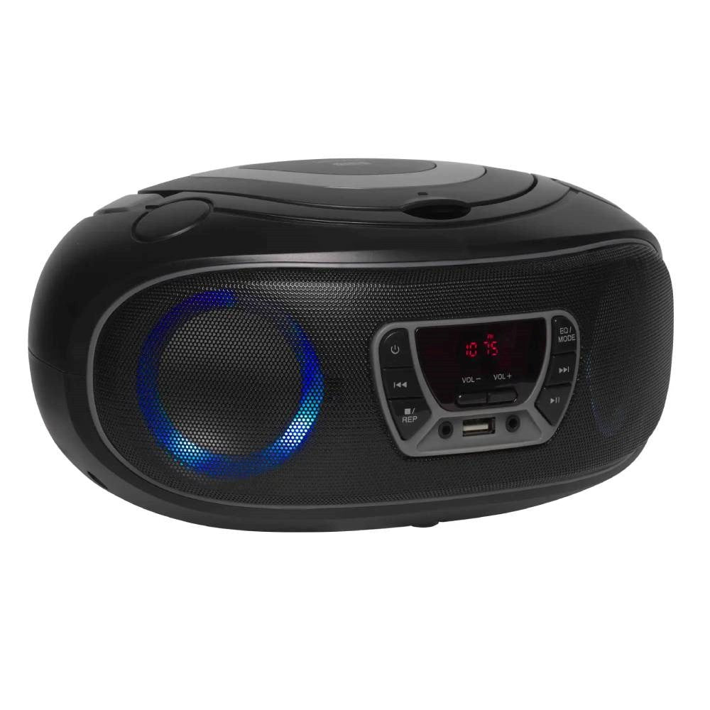 Denver TCL-212BTP Bluetooth Speaker with CD Player - Black / Grey