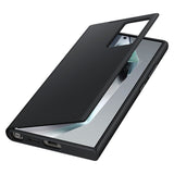 Original Samsung Galaxy S24 Ultra Smart View Wallet Case - Black (EF-ZS928CBEGWW)