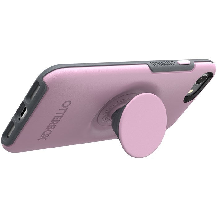 iPhone SE (2022 / 2020) / 8 / 7 OTTERBOX + POPSOCKETS Symmetry Series Tough Case with Built-in PopGrip - Pink