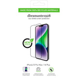 iPhone 14 Plus / 13 Pro Max dbramante1928 Eco-Shield Screen Protector w. Installation Frame - Black Edge