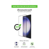 Samsung Galaxy S23 Ultra dbramante1928 Eco-Shield Screen Protector w. Installation Frame - Black Edge