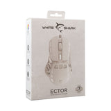 White Shark ECTOR Gaming Mouse - 7D / 12400 DPI - White