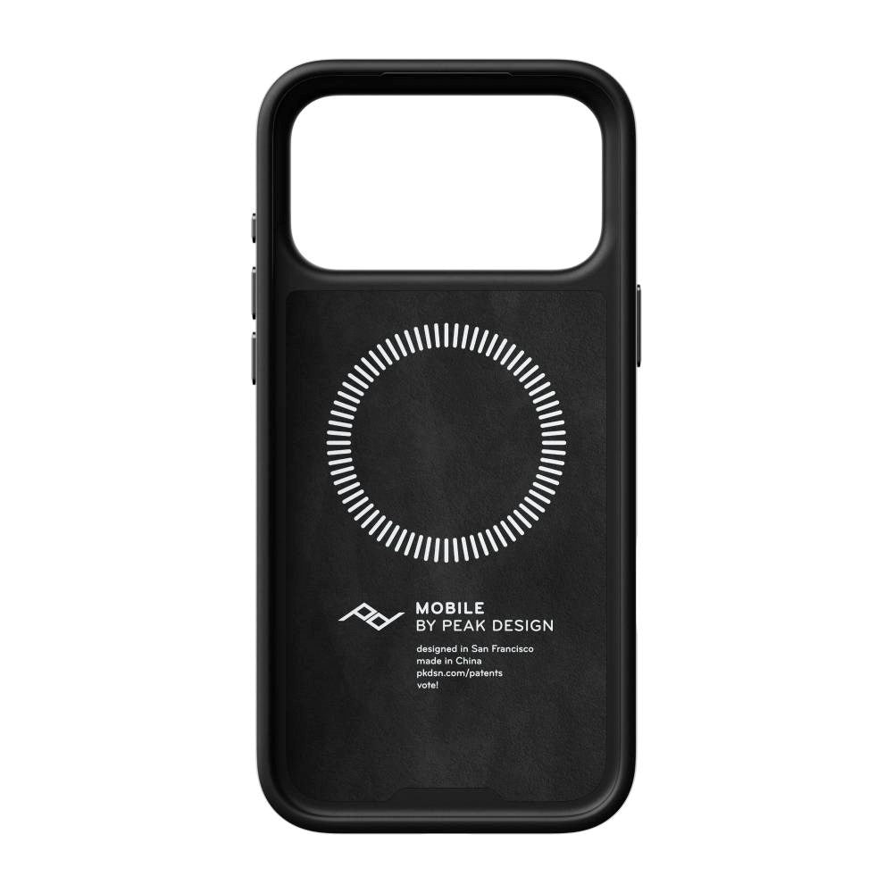 iPhone 18 Pro Max Peak Design Everyday Loop Case - MagSafe Compatible - Black Clarino