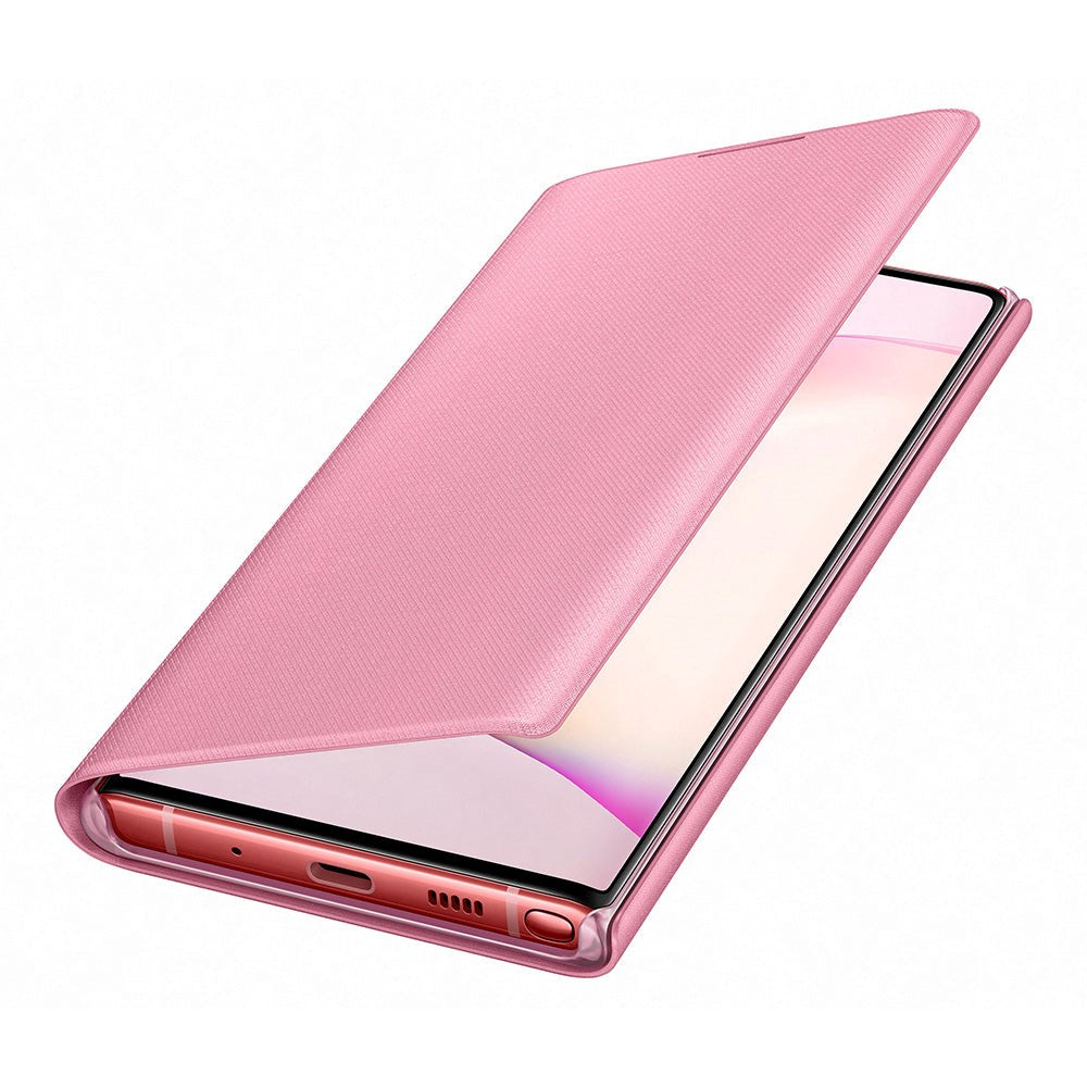 Original Samsung Galaxy Note10 LED View Wallet Case - EF-NN970PPEGWW - Pink