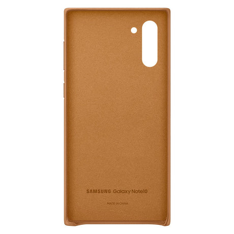 Original Samsung Galaxy Note10 Leather Case EF-VN970LAEGWW - Brown