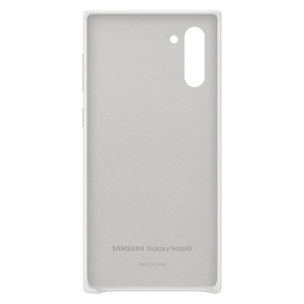 Original Samsung Galaxy Note10 Leather Case EF-VN970LWEGWW - White