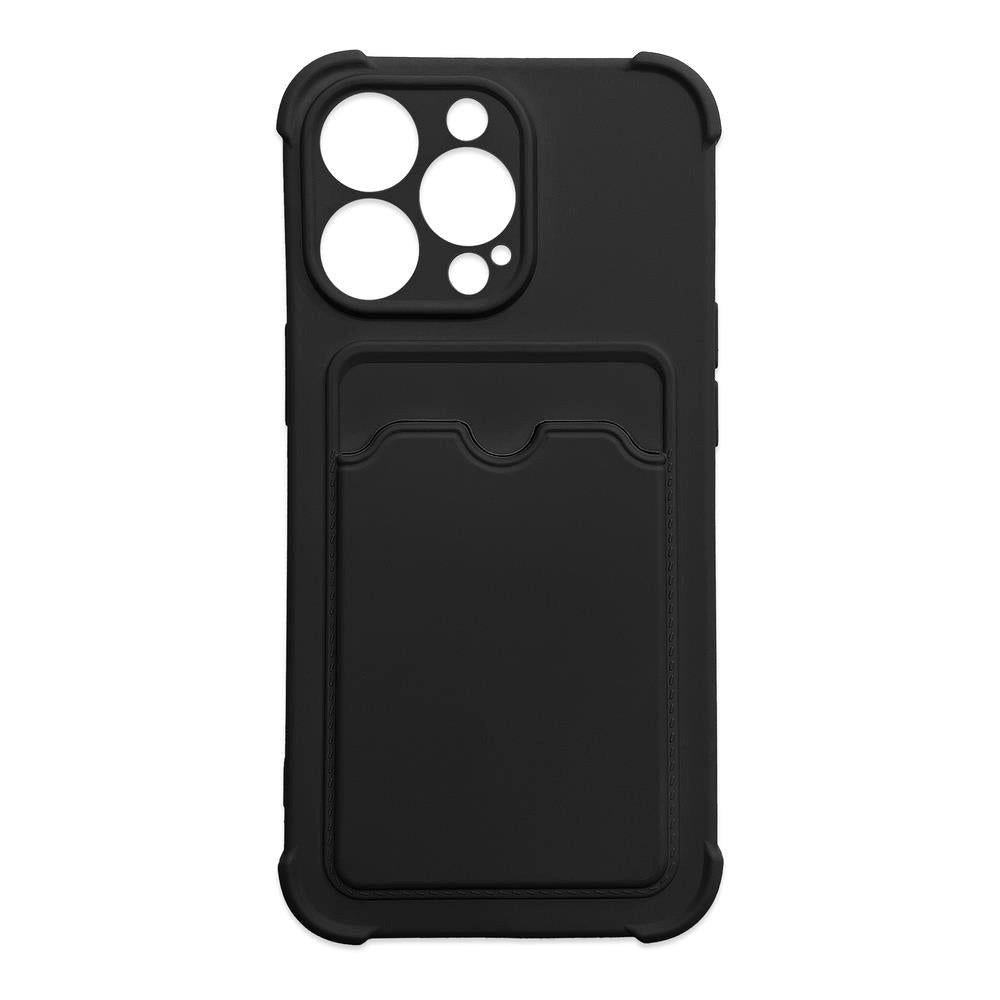 iPhone X / Xs Hurtel Card Armor Plastic Case - Black