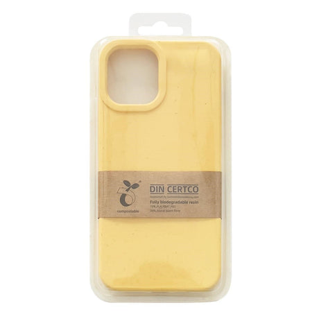 iPhone 13 Pro Hurtel Eco Case - Eco-friendly Plantbased Case - Yellow