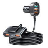 JoyRoom JR-CL03 Pro Car Charger 5-Port USB-A QC 45W - Black