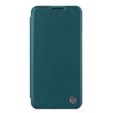 iPhone 14 Nillkin Qin Pro Leather Flip Case - Green