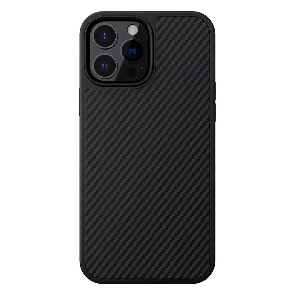 iPhone 13 Pro Max NILLKIN Synthetic Fiber Carbon Case - Black