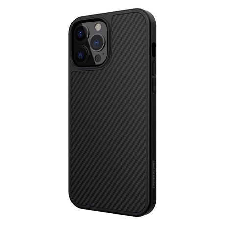 iPhone 13 Pro Max NILLKIN Synthetic Fiber Carbon Case - Black