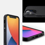 iPhone 13 Pro Max NILLKIN Synthetic Fiber Carbon Case - Black