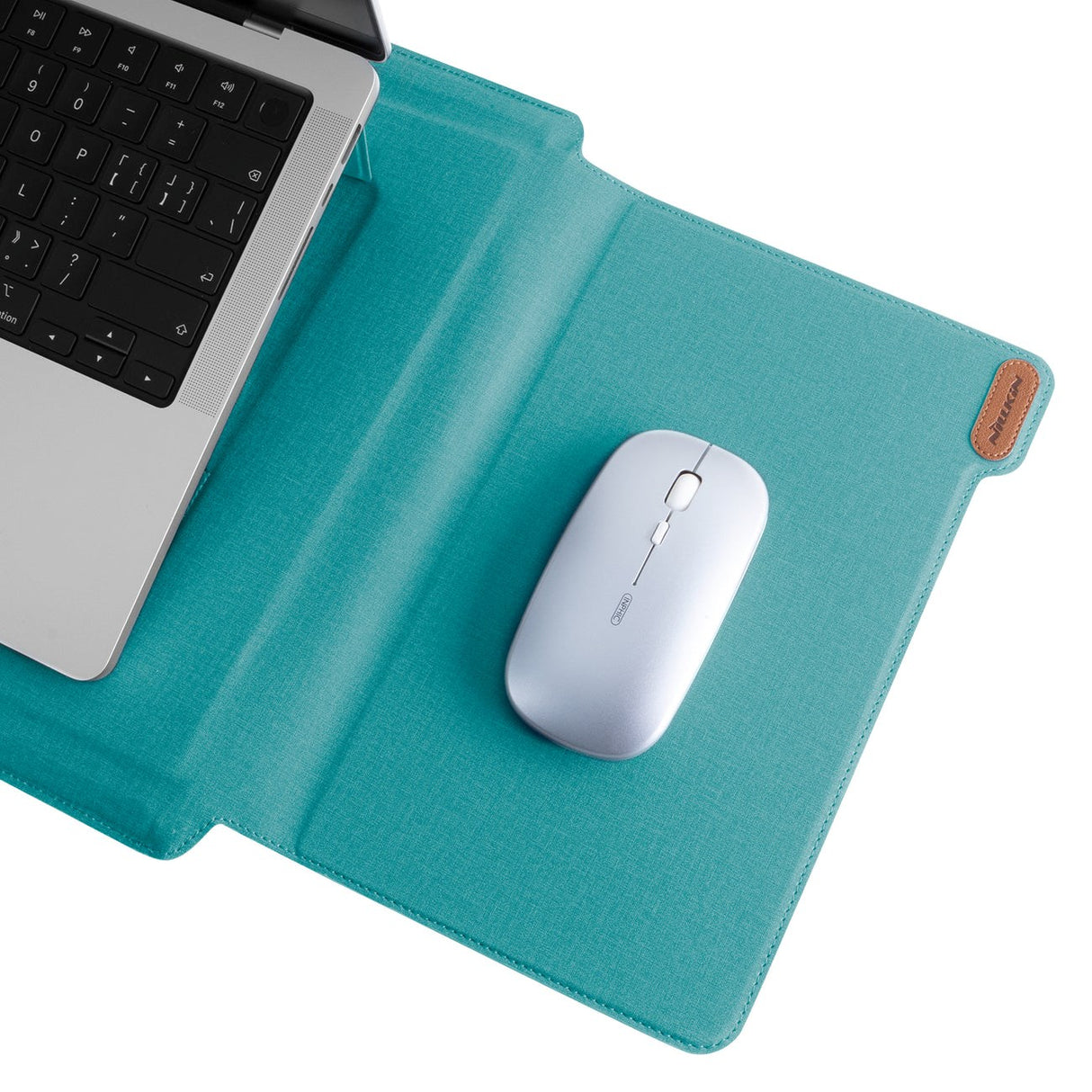 Nillkin Sleeve w. Stand for MacBook 16" (40 x 28.5 x 2 cm) - Turquoise