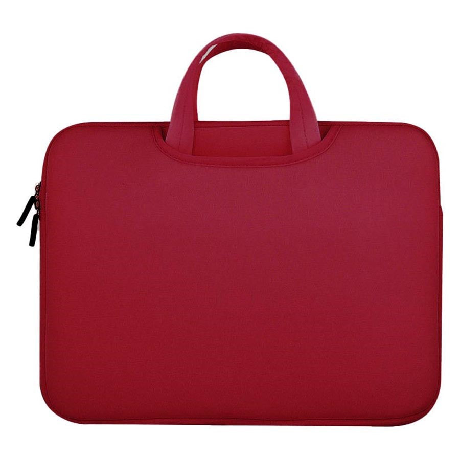 Hurtel Neoprene Laptop Bag w. Handle 15.6" - Red