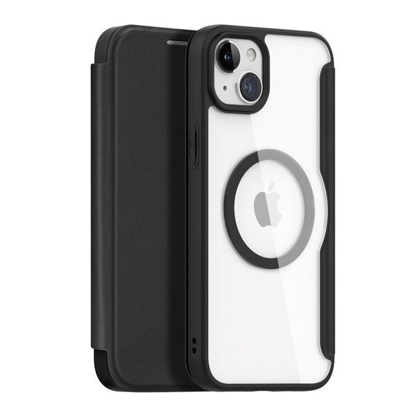 iPhone 15 DUX DUCIS Skin X Pro Series Flip Case - MagSafe Compatible - Black