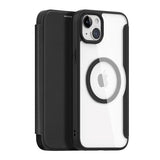 iPhone 15 DUX DUCIS Skin X Pro Series Flip Case - MagSafe Compatible - Black