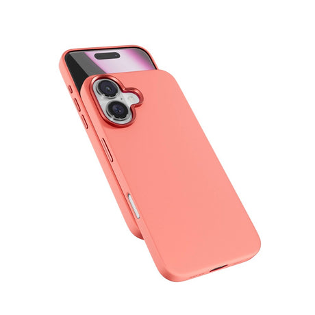 iPhone 16 Epico Mag+ Silicone Case - MagSafe Compatible - Peach Pink