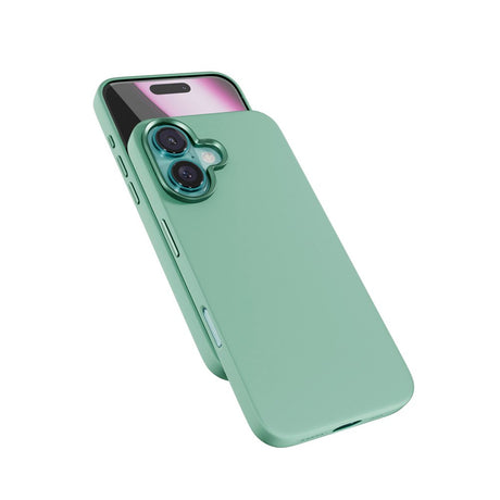 iPhone 16 Epico Mag+ Silicone Case - MagSafe Compatible - Pastel Turquoise