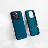 iPhone 16 Pro Max Epico Mag+ Silicone Case - MagSafe Compatible - Petrol Blue