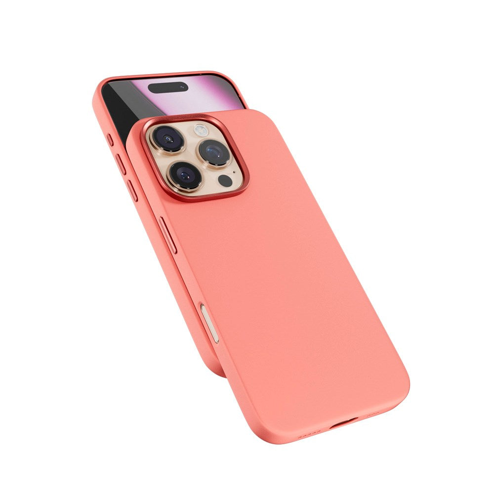 iPhone 16 Pro Max Epico Mag+ Silicone Case - MagSafe Compatible - Peach Pink