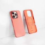 iPhone 16 Pro Max Epico Mag+ Silicone Case - MagSafe Compatible - Peach Pink