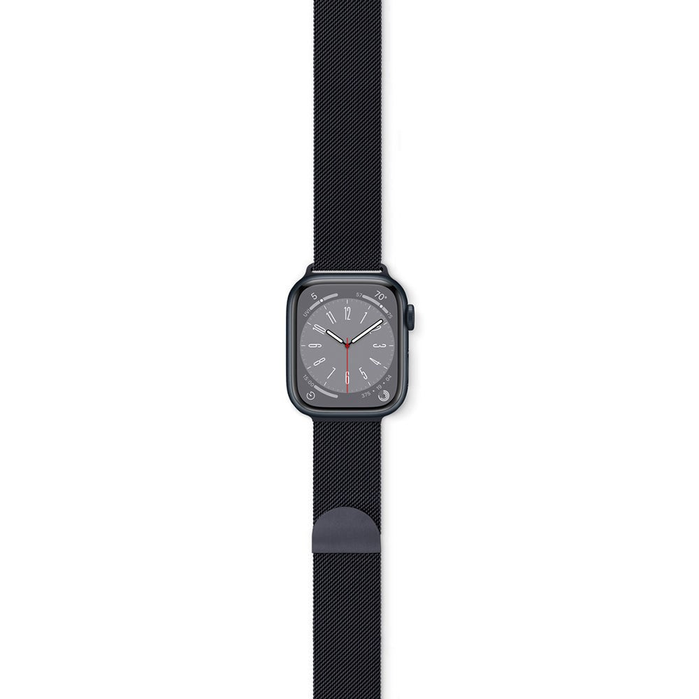 Apple Watch (42/44/SE/45/46/49mm) Epico Milanese Stainless Steel Strap - Midnight