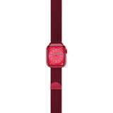 Apple Watch (42/44/SE/45/46/49mm) Epico Milanese Stainless Steel Strap - Red