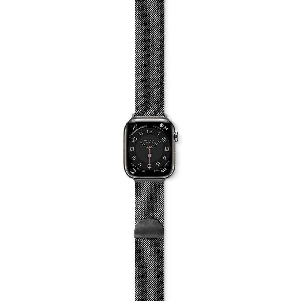 Apple Watch (42/44/SE/45/46/49mm) Epico Milanese Stainless Steel Strap - Space Grey