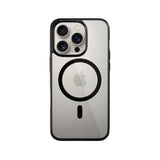 Epico iPhone 16 Pro Mag+ Hero Case - MagSafe Compatible - Transparent / Black