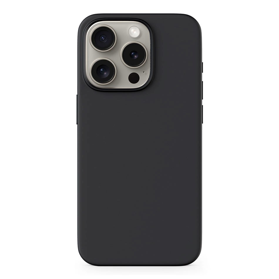 iPhone 15 Pro Epico Silicone Case - MagSafe Compatible - Black