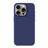 iPhone 15 Pro Max Epico Silicone Case - MagSafe Compatible - Blue