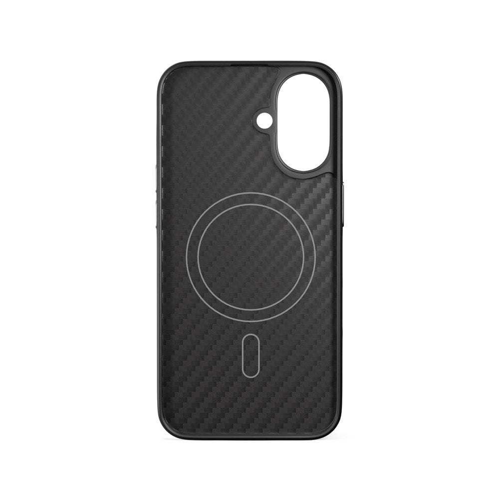 Epico iPhone 16 Plus Mag+ Hybrid Carbon Case - MagSafe Compatible - Black