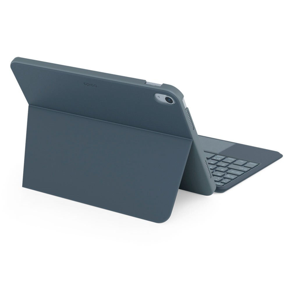 iPad 10.2" (2021 / 2020 / 2019) Epico Keyboard Flip Case - English Layout - Grey