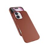 Epico iPhone 16 Mag+ Leather Case - MagSafe Compatible - Brown