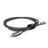 Epico Braided USB-C to Lightning Cable PD 60W - 120cm - Grey