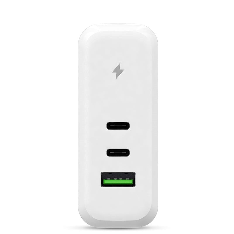 Epico Wall Charger PD 100W GaN w. 2 x USB-C & 1 x USB-A - White