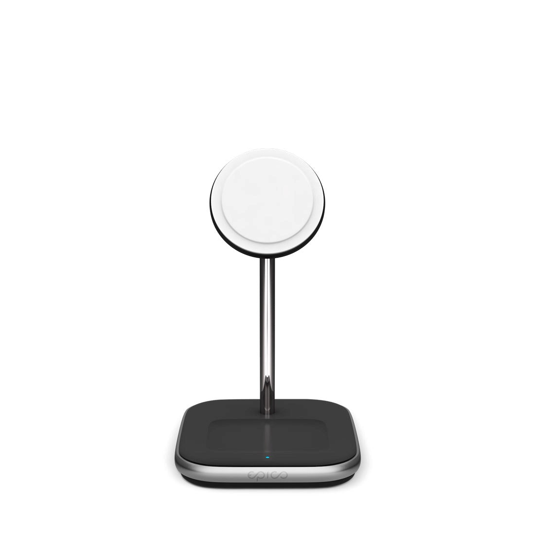 Epico Magnetic 2-in-1 Wireless Charger 15W w. PD 20W Wall Charger - MagSafe Compatible - Black