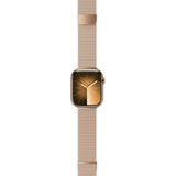 Apple Watch (42/44/SE/45/46/49mm) Epico Milanese+ (Plus) Stainless Steel Strap - Gold