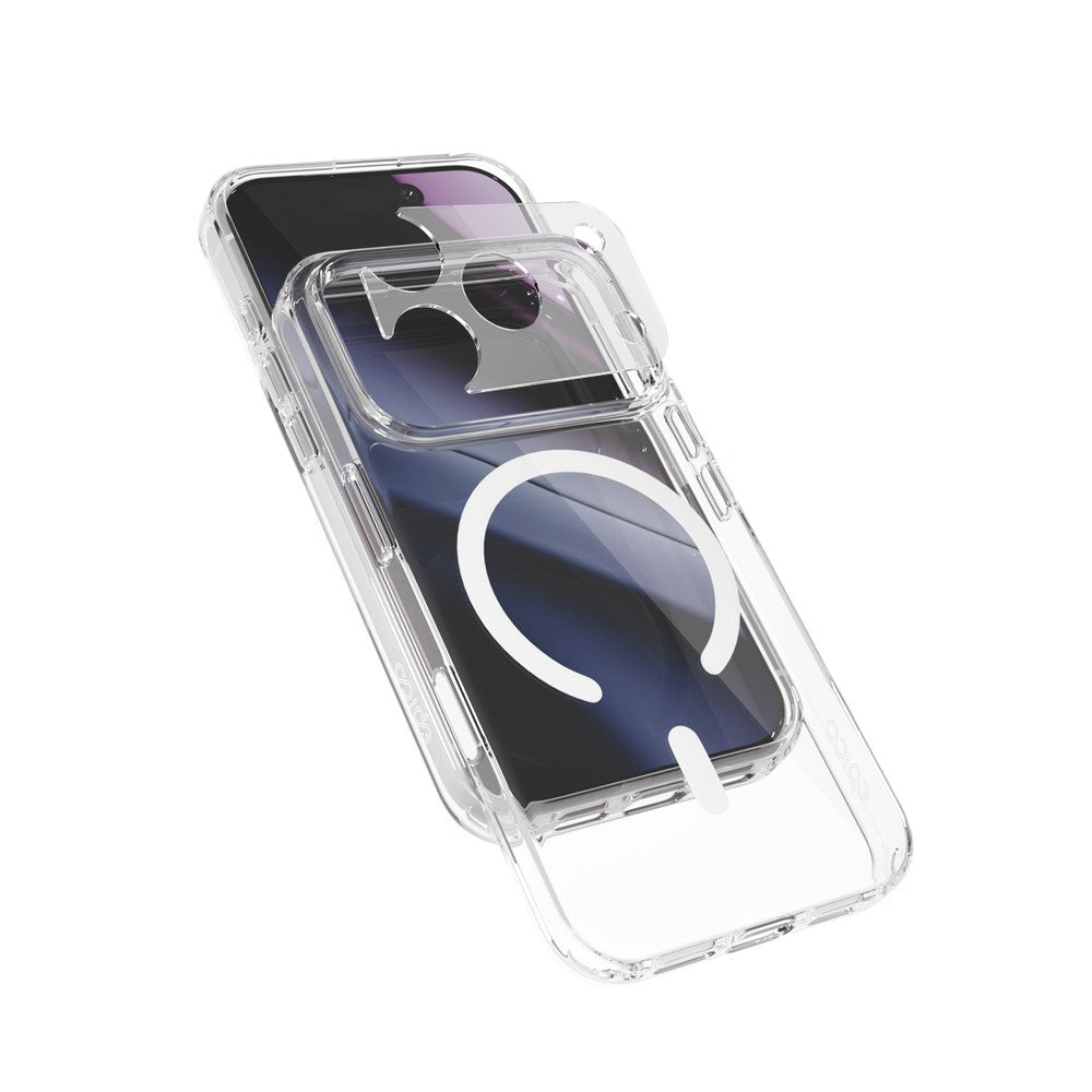 iPhone 18 Pro Max / 17 Pro Max Epico Hero Mag+ Case with Camera Protection - MagSafe Compatible - Transparent