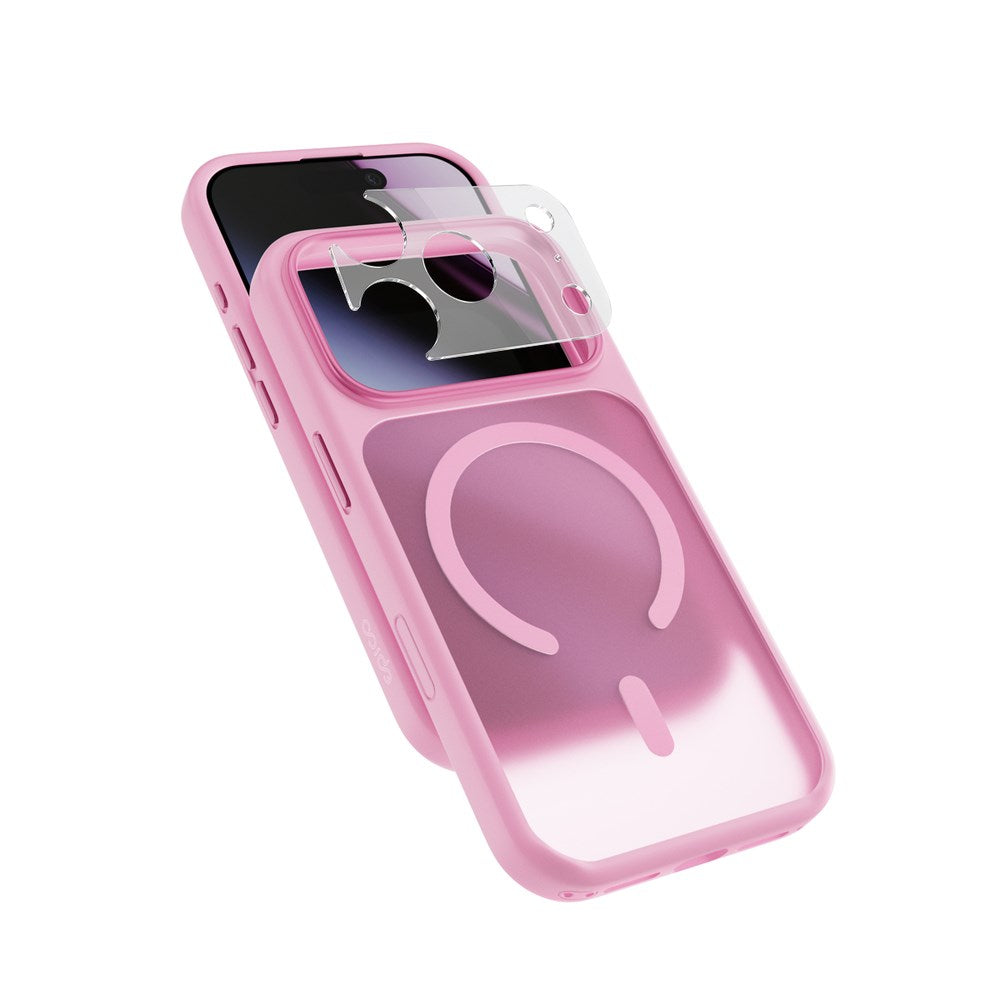 iPhone 18 Pro Max / 17 Pro Max Epico HeroMatte Pro Mag+ Case with Camera Protection - MagSafe Compatible - Pink