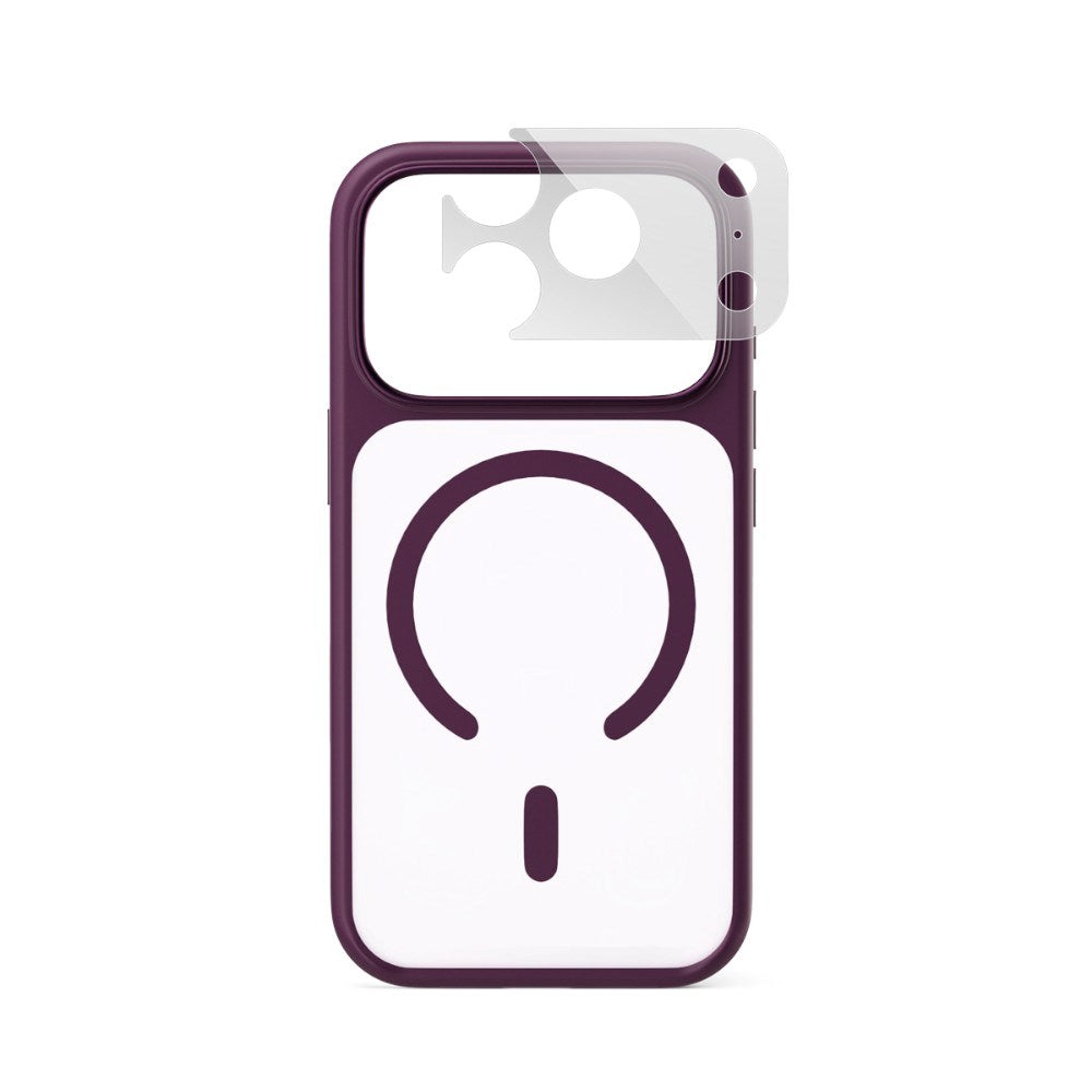 iPhone 18 Pro / 17 Pro Epico HeroMatte Pro Mag+ Case with Camera Protection - MagSafe Compatible - Purple