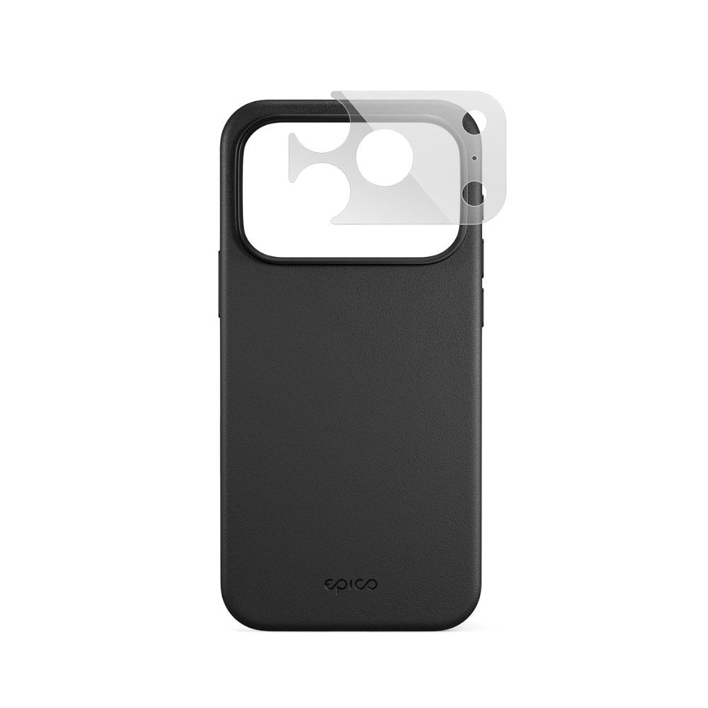 iPhone 18 Pro Max / 17 Pro Max Epico Leather Pro Mag+ Case with Camera Protection - MagSafe Compatible - Black