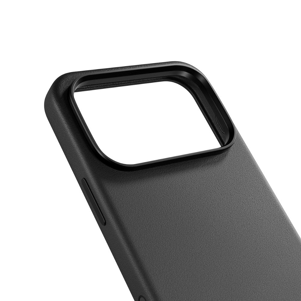 iPhone 18 Pro Max / 17 Pro Max Epico Leather Pro Mag+ Case with Camera Protection - MagSafe Compatible - Black