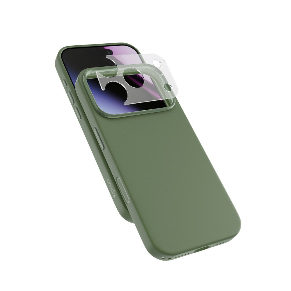 iPhone 18 Pro Max / 17 Pro Max Epico Silicone Pro Mag+ Case with Camera Protection - MagSafe Compatible - Green