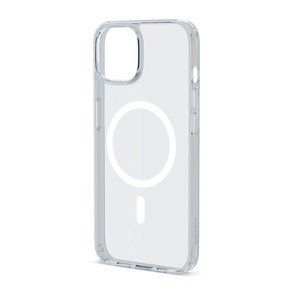 Epico iPhone 15 Resolve Case Magnetic - MagSafe Compatible - Transparent