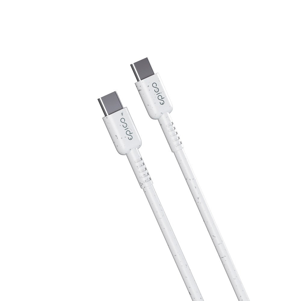 Epico Resolve USB-C to USB-C Cable PD 60W - 120cm - White